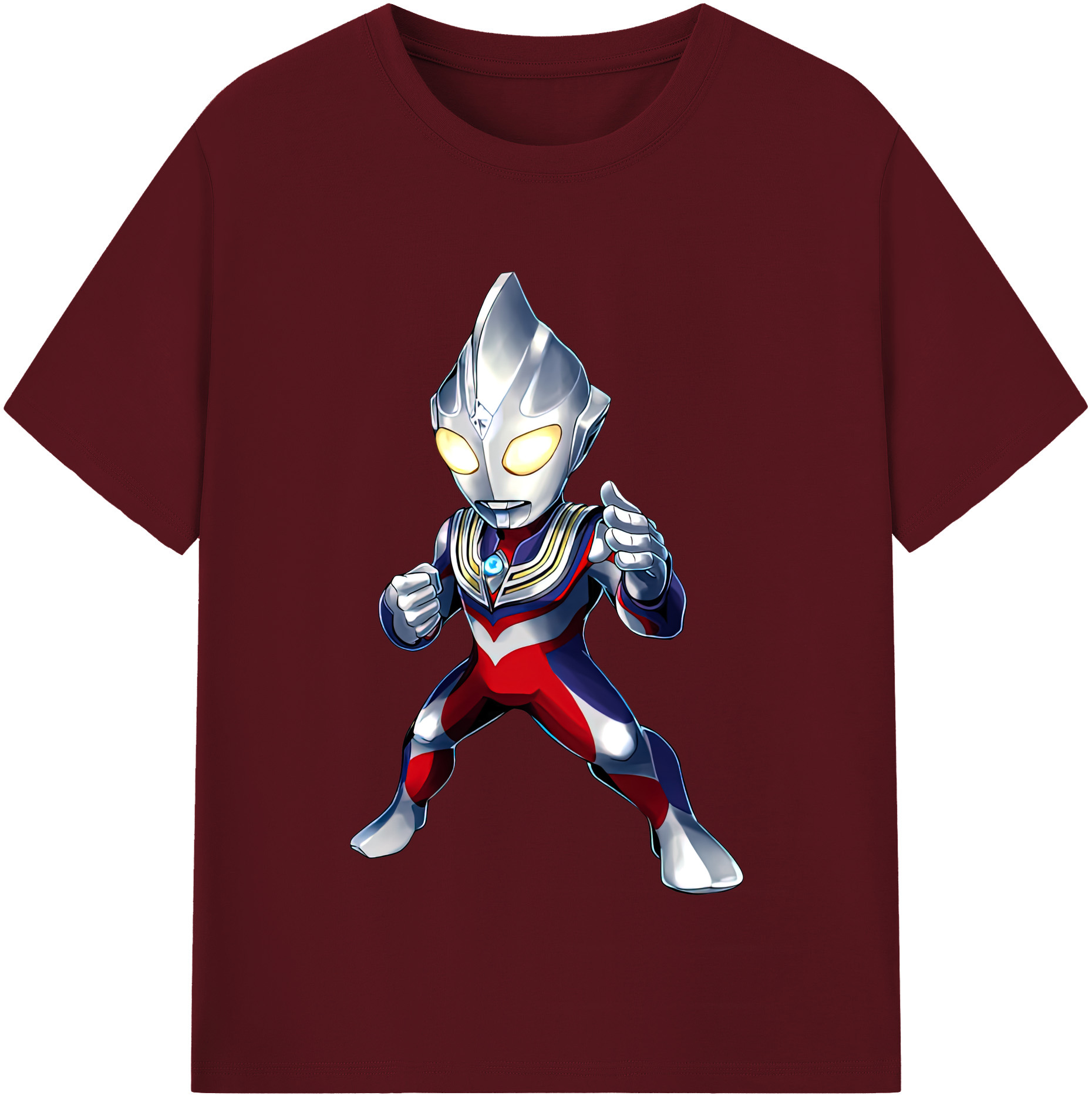 （画像用） ウルトラマン Ultraman 綿100％半袖Tシャツ（フロントプリント）